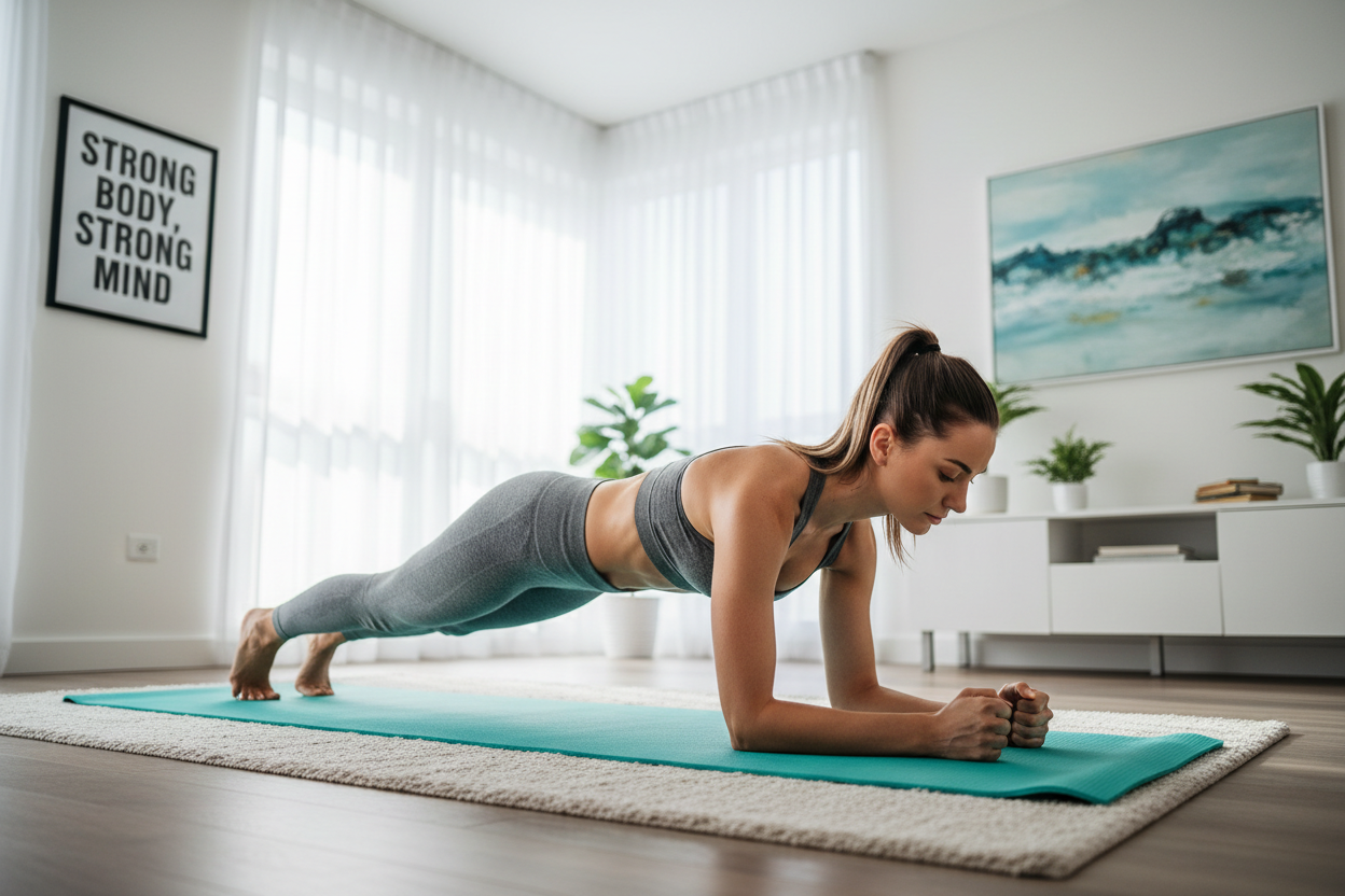 Rutina para abdomen plano en solo 10 minutos al dia