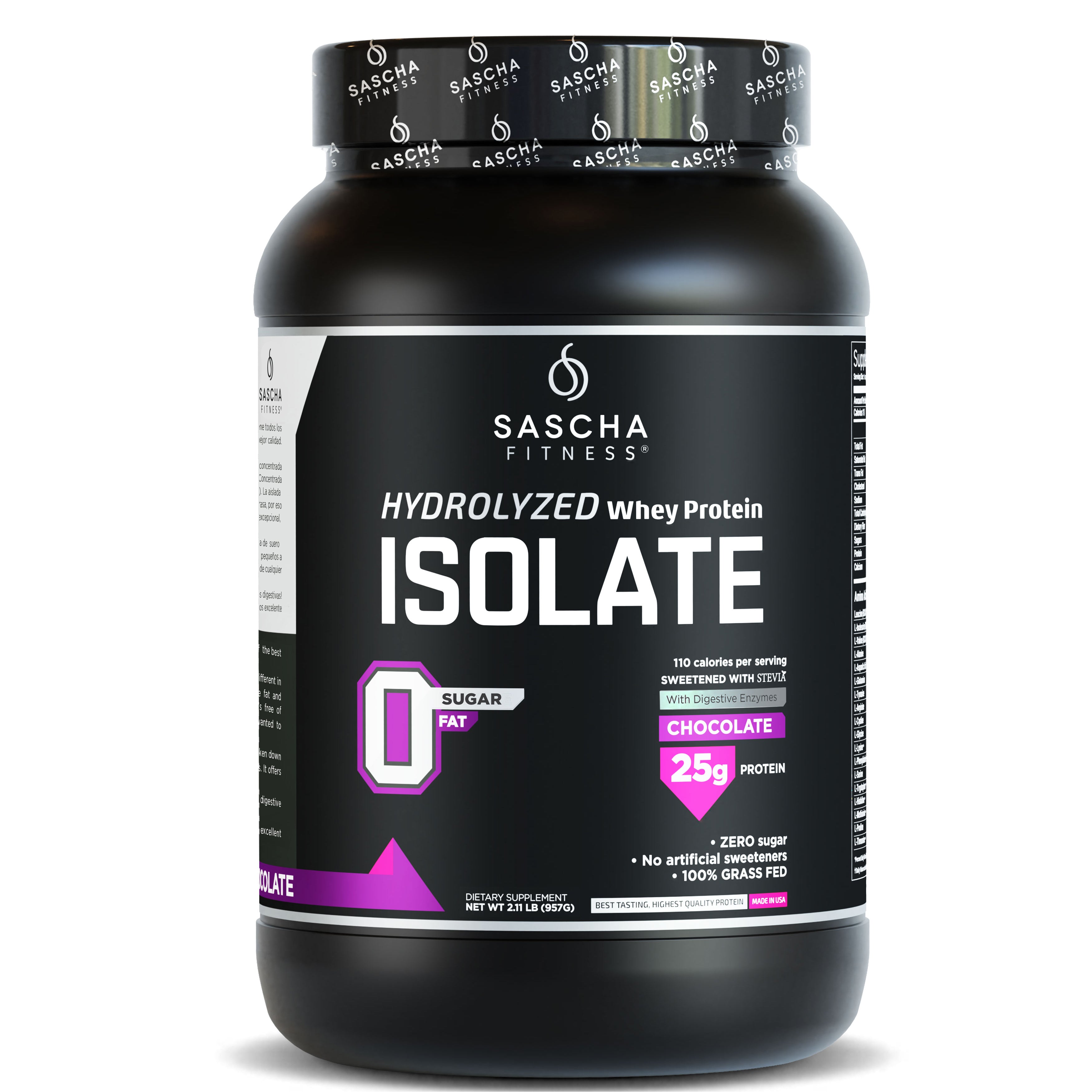 Proteína Whey sabor Chocolate - Sascha Fitness España