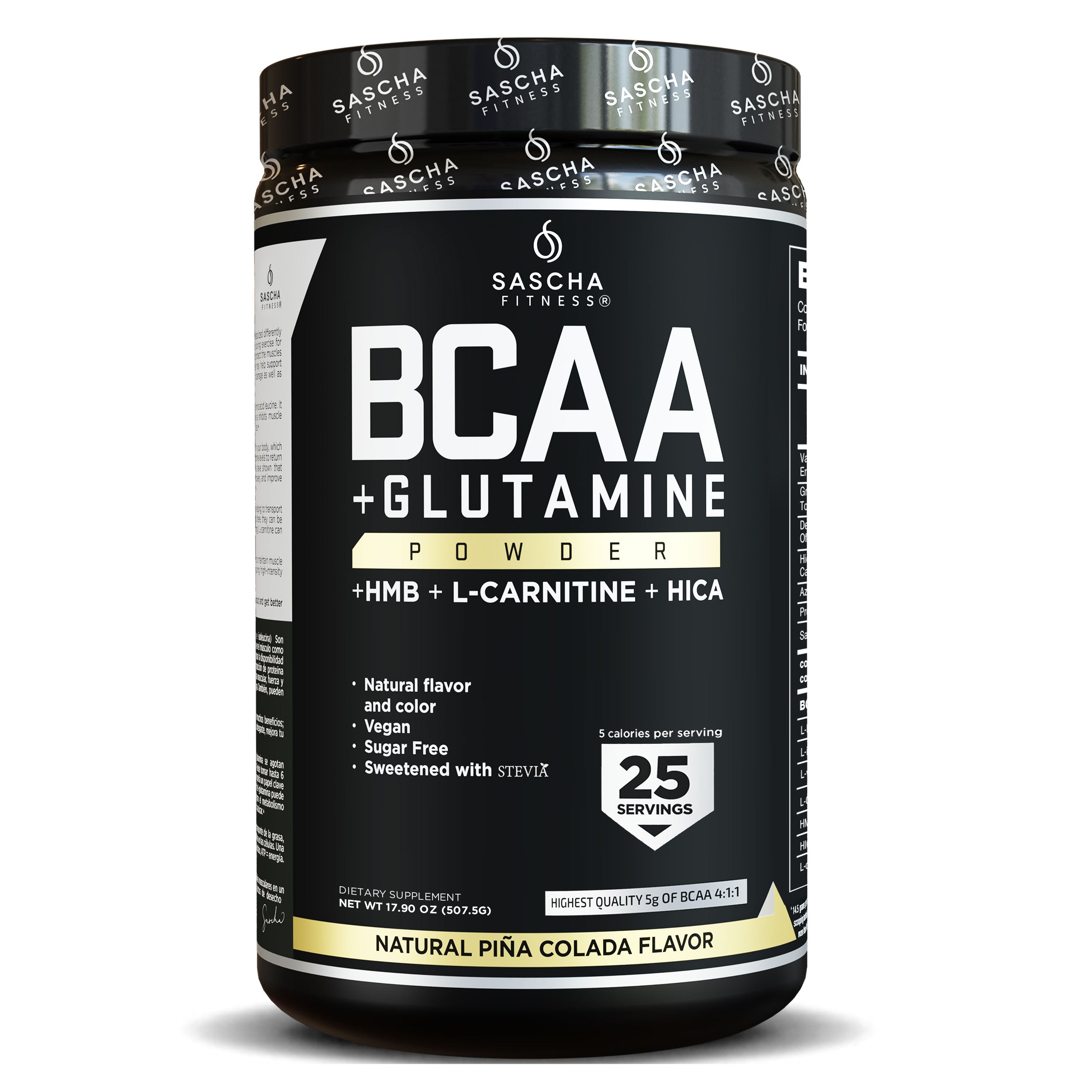 BCAA + Glutamina sabor Piña Colada - Sascha Fitness España