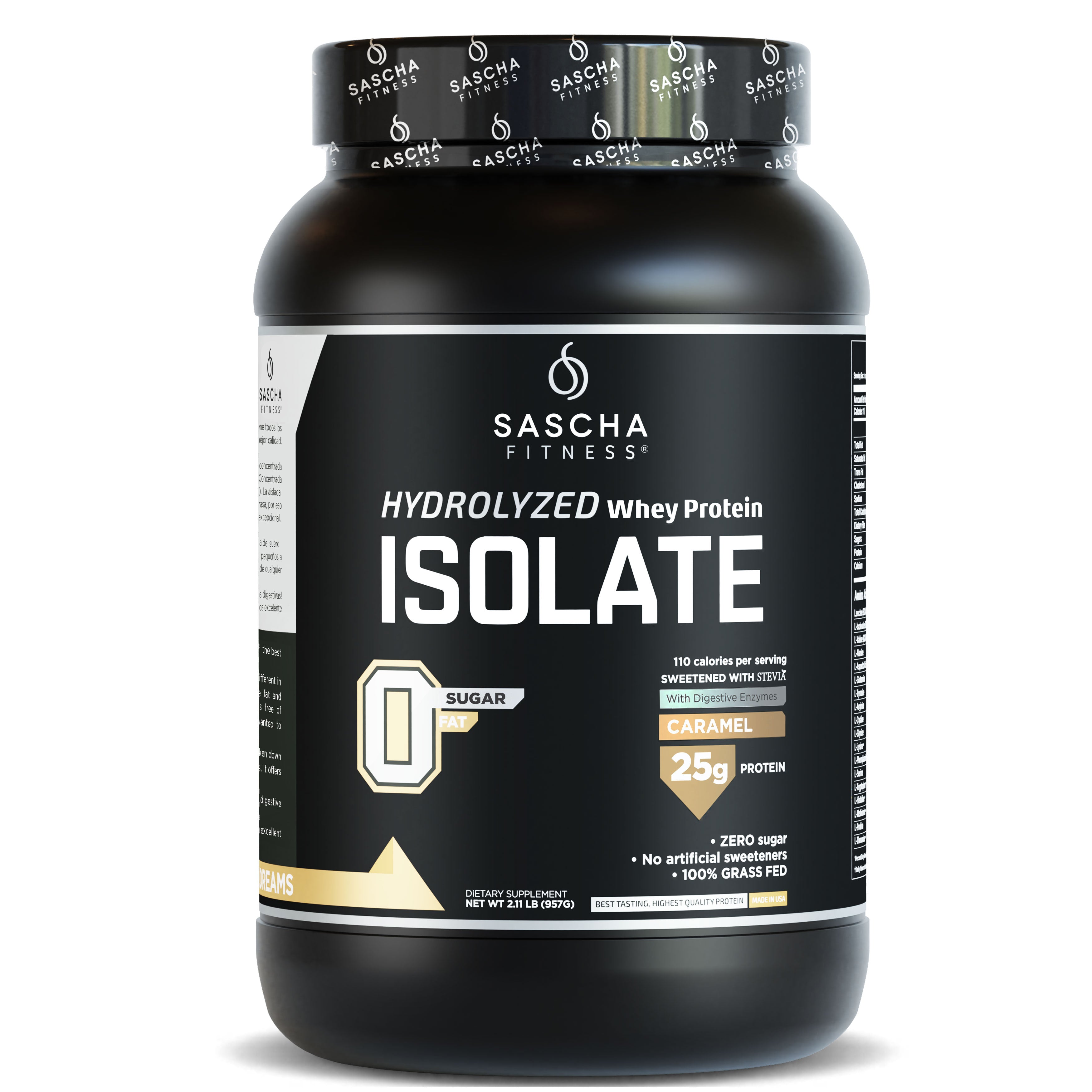 Proteína Whey sabor Caramelo - Sascha Fitness España