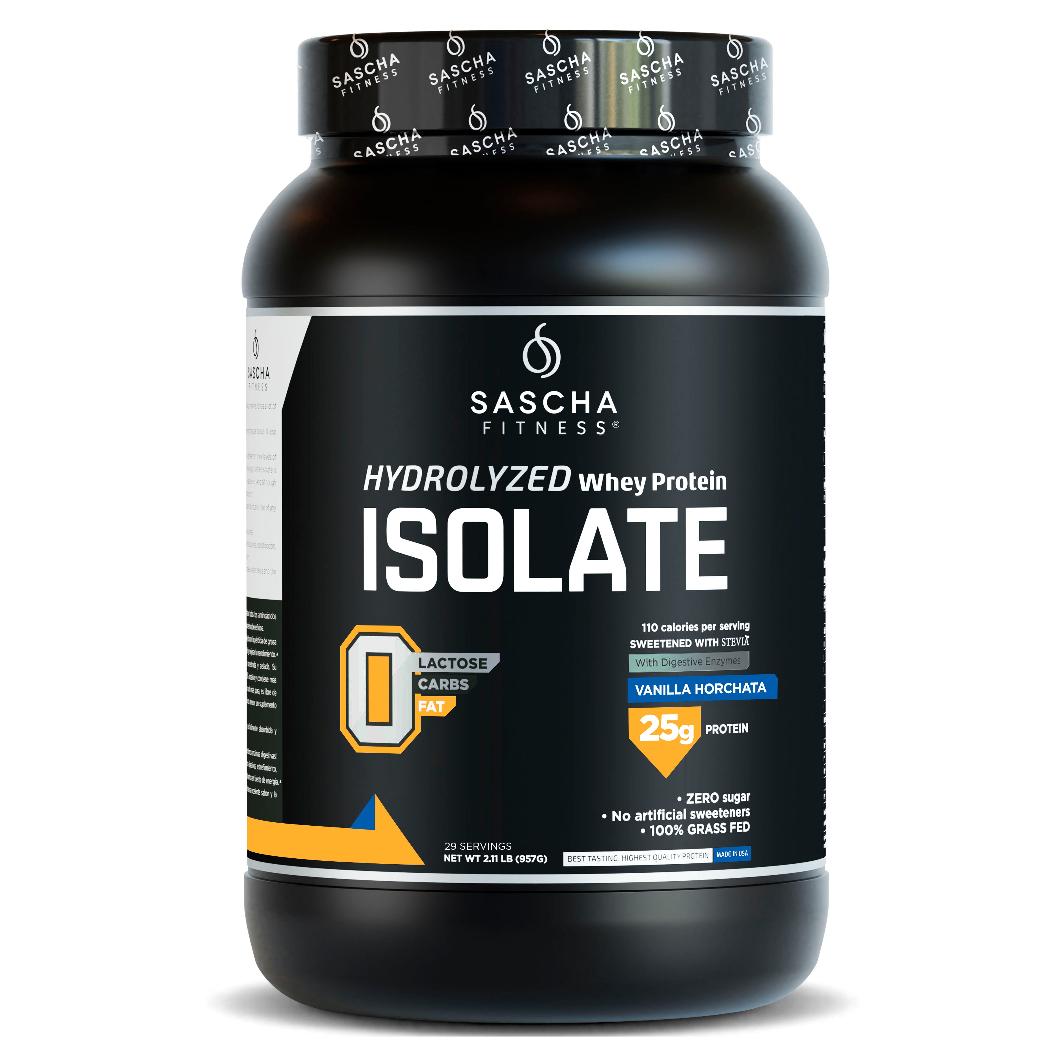 Proteína Whey sabor Vainilla Horchata - Sascha Fitness España