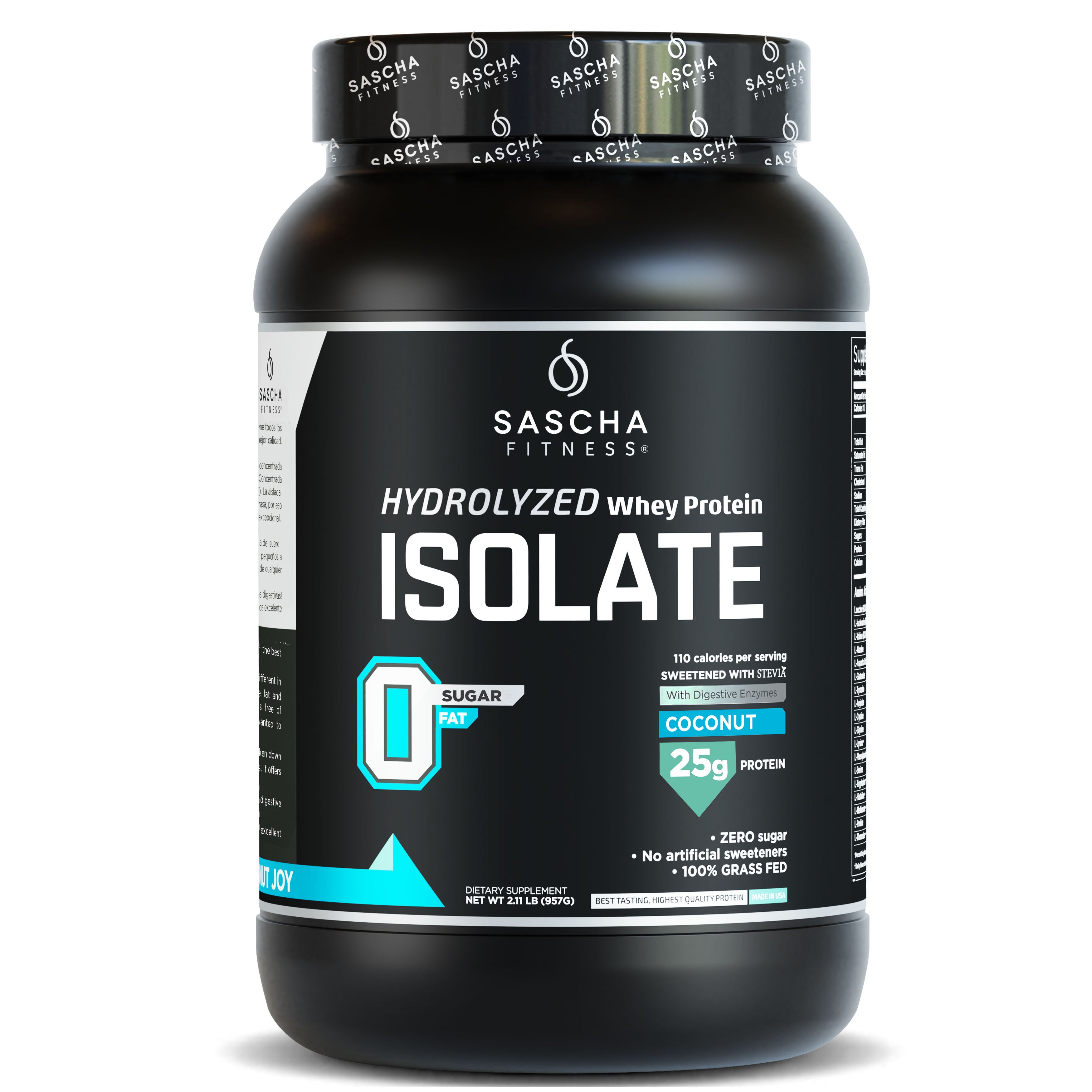 Proteína Whey sabor Coco - Sascha Fitness España