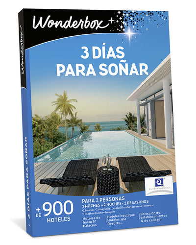 Cofre Regalo 3 días para soñar Wonderbox
