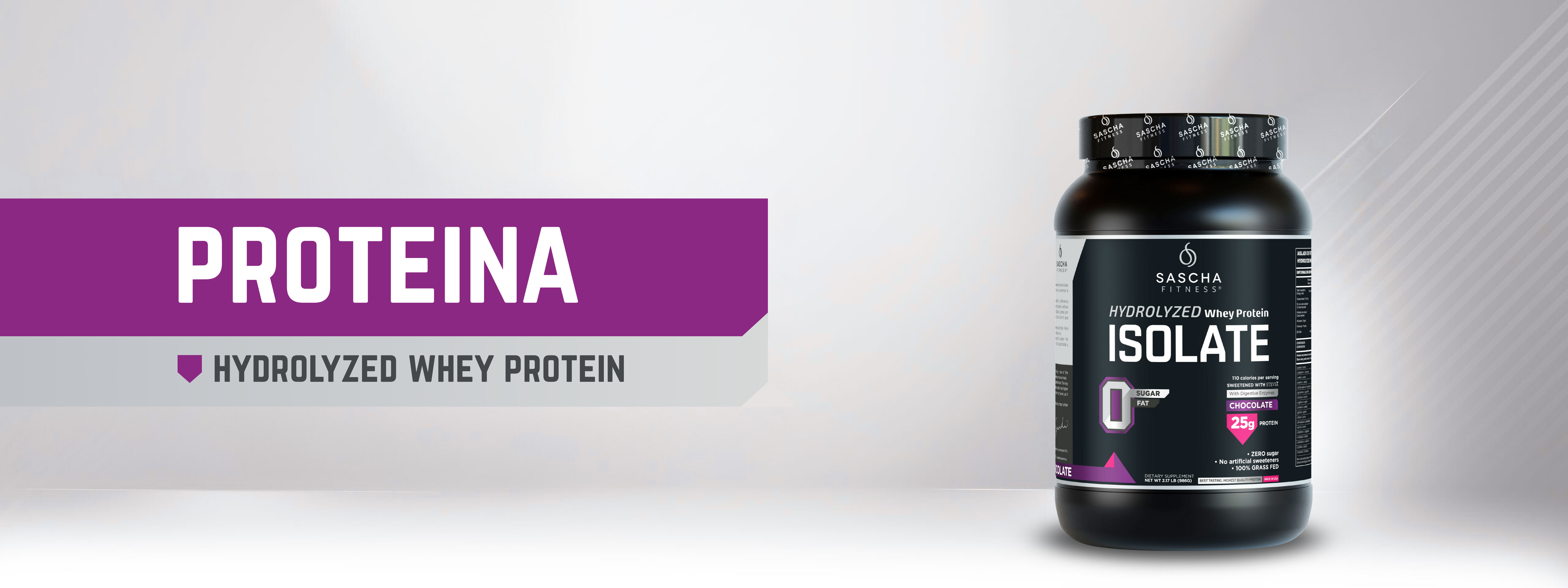 Proteina whey hidrolizada y aislada- Hydrolyzed whey protein isolate